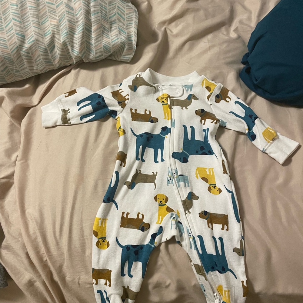 Carters Dog footie outfit